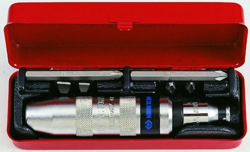 Фото для Отвертка ударная с принадлежностями 5/16", 6 предметов KING TONY 4111FR