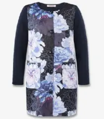 Легкое пальто с цветочным принтом