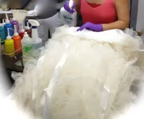 Химчистка свадебного платья