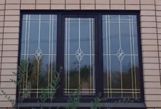 Монтаж окна с раскладкой