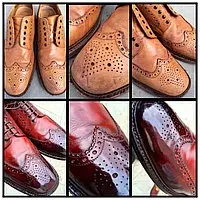 Перекраска кожаной обуви